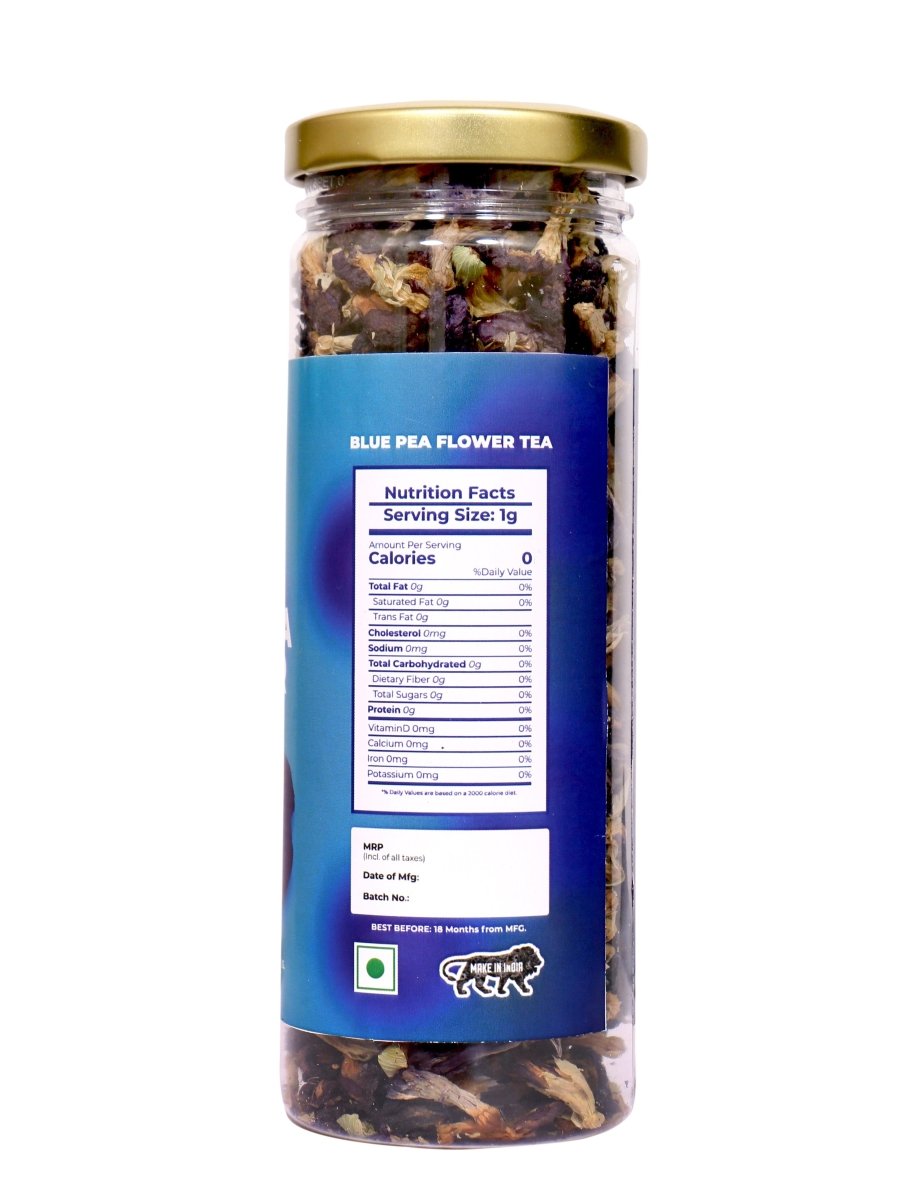 Premium Blue Butterfly Pea Flower Tea – Tea by JUNGLE STING available on Brown Living™. . SKU: JSBLUEPEA. Img 2.