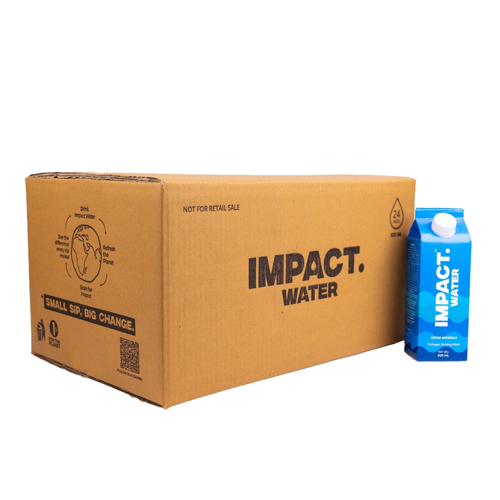 Premium Mineral - Enriched Drinking Water – Health & Energy Drinks on Brown Living™. SKU: IWPO24-500. Img 11.