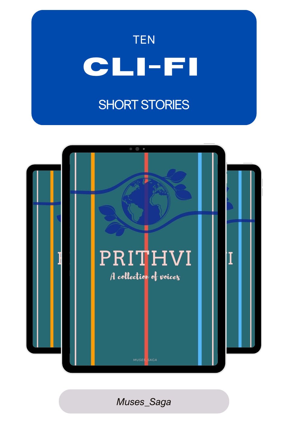 Prithvi | Climate Fiction Anthology by Indian Science Fiction Writers – Notebooks & Notepads on Brown Living™. SKU: CFPB. Img 2.