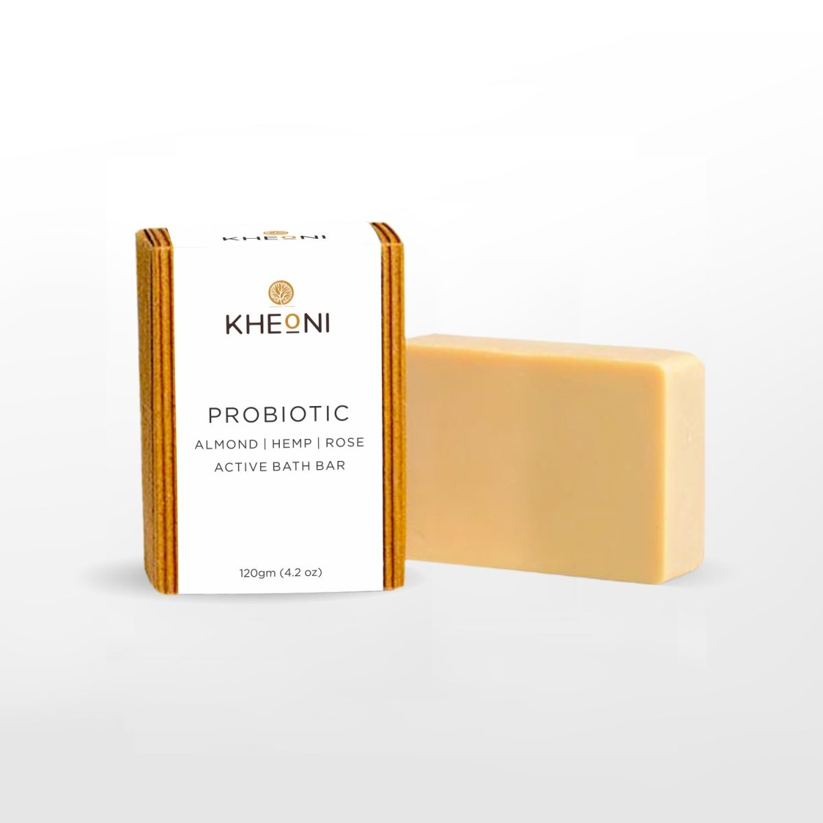 Probiotic Almond Hemp Rose Active Bath Bar