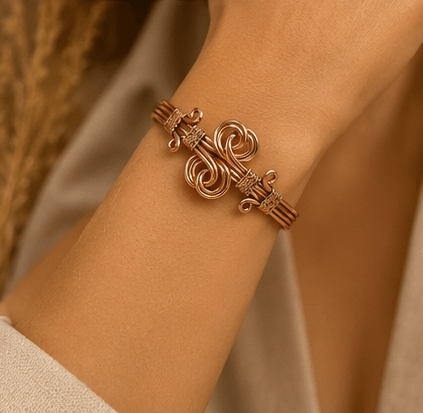 Pure Copper Healing Band – Womens Accessories on Brown Living™. SKU: DEAIGNER-8-COPPER-BAND. Img 30.