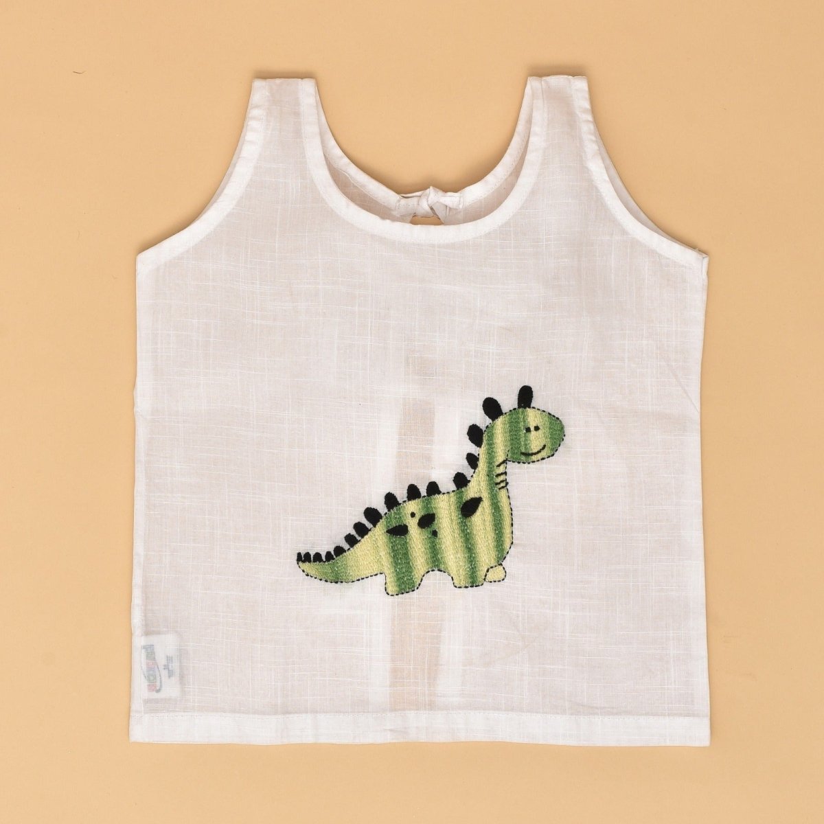 Pure Cotton Baby Jabla Combo Set – Animal Embroidery – Kids Daywear Sets by Stotra available on Brown Living™. L (6 - 12m) Whimsy Walk. SKU: ST - WW - L. Img 5.