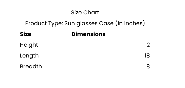 Pure Cotton Sunglasses Cover – Soft, Durable Eyewear Pouch – Covers & Inserts on Brown Living™. SKU: SG01. Img 3.