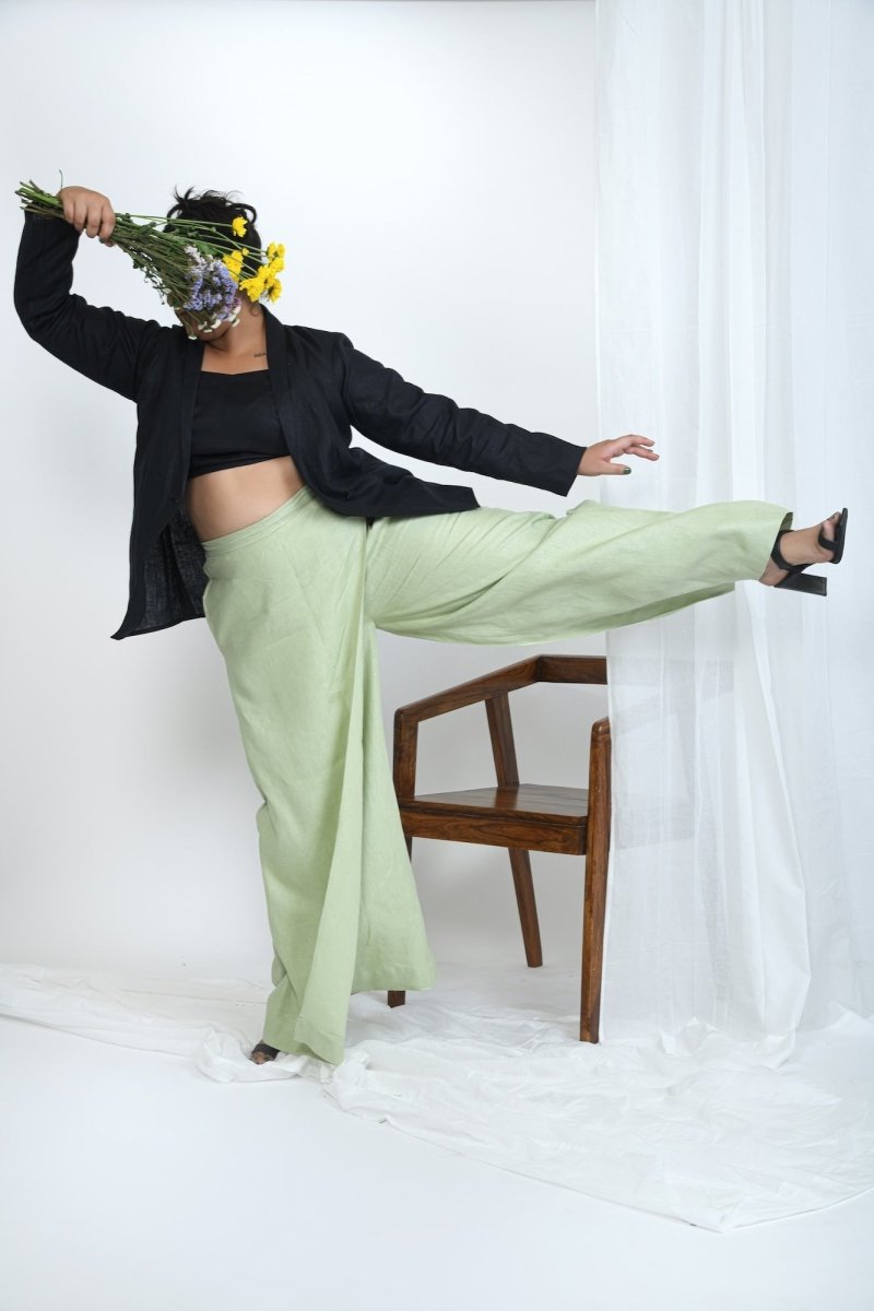 Pure Hemp Crop Top | Soft & Comfortable Fabric | Available in 4 colors – Womens Dress by Pravaah India available on Brown Living™. M Black. SKU: PRA24CL1BM. Img 15.