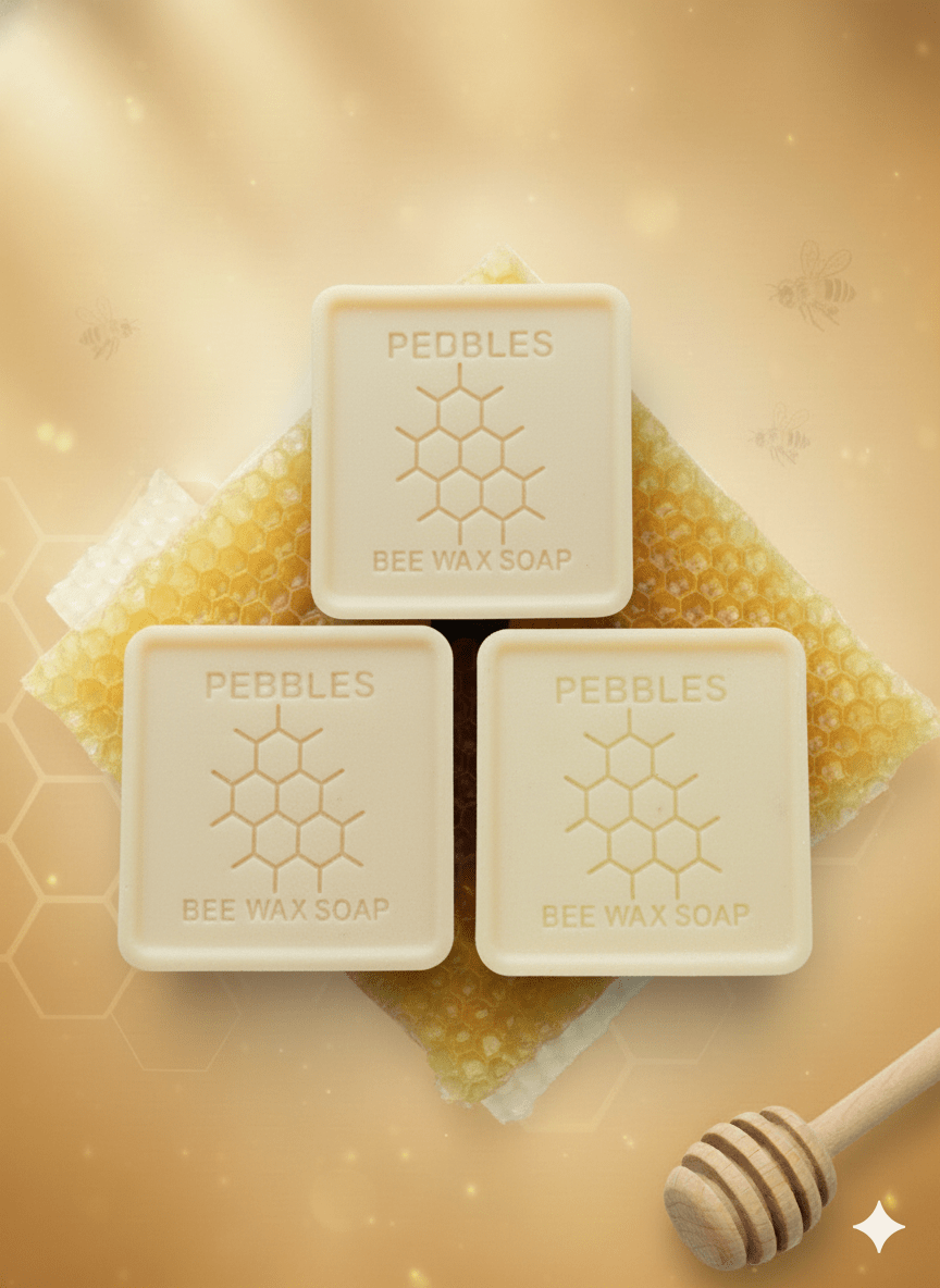 Pure Nature Beeswax Jasmine Soap | HoneyShield Moisture Bar – Body Soap on Brown Living™. SKU: APPCL-115. Img 2.