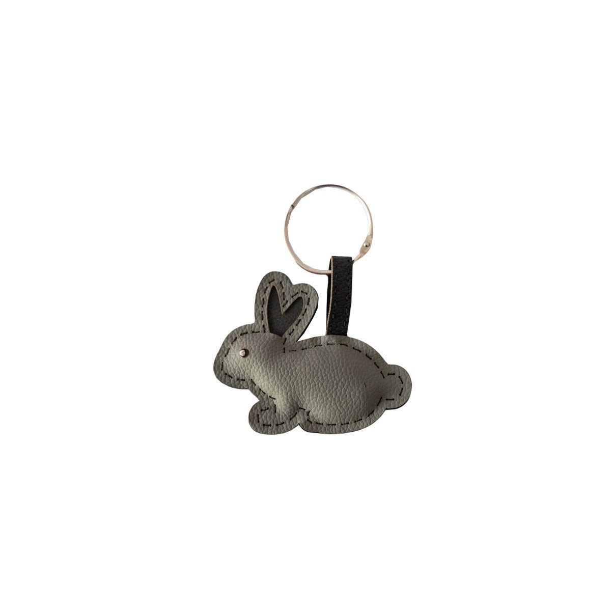 Rabbit Key Chain – Handmade and Eco - Friendly – Gift on Brown Living™. SKU: KC006A. Img 1.