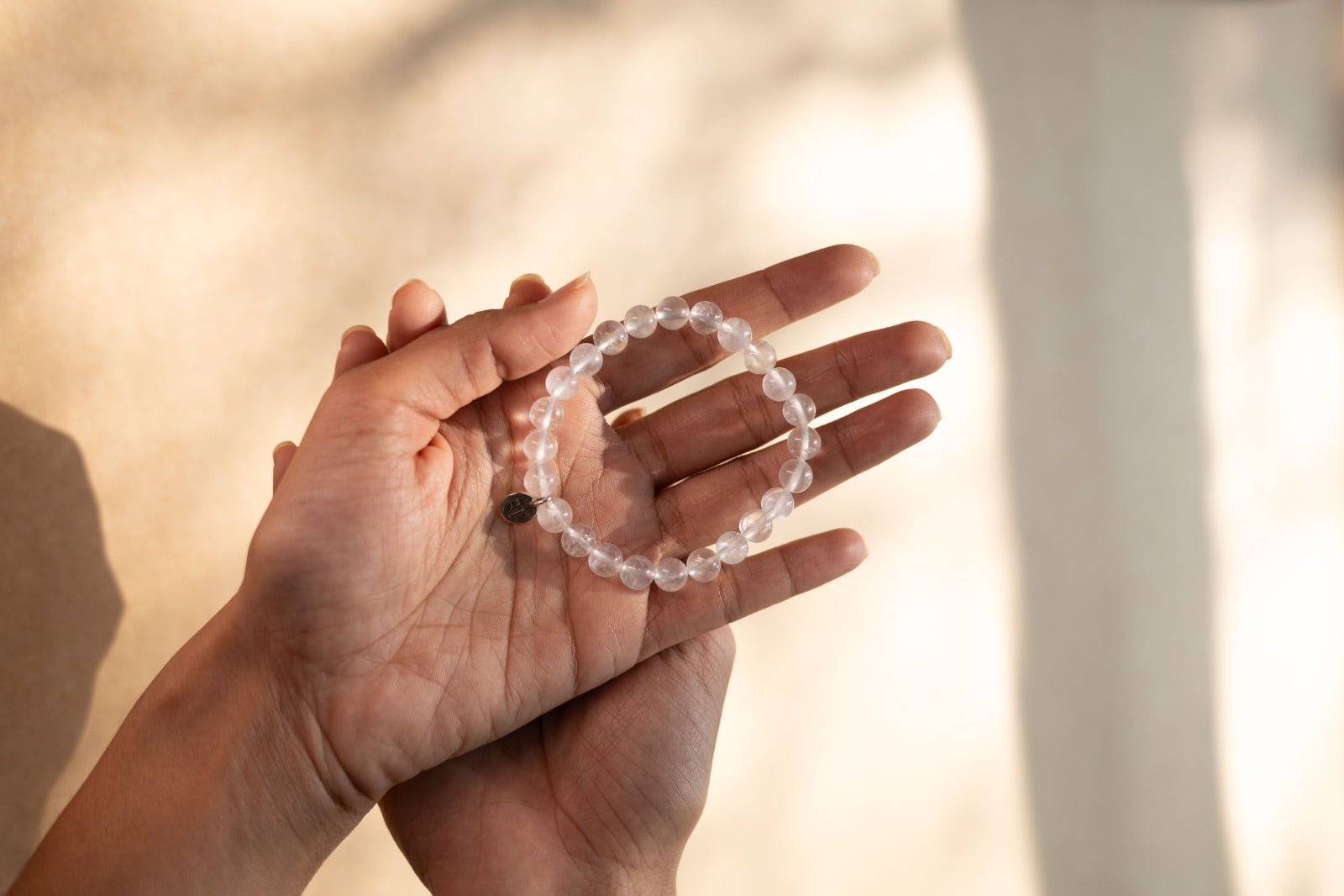 Rainbow Moonstone Bracelet | Healing Crystal Jewelry – Womens Bracelets on Brown Living™. SKU: RA-BR-RMS-01. Img 4.