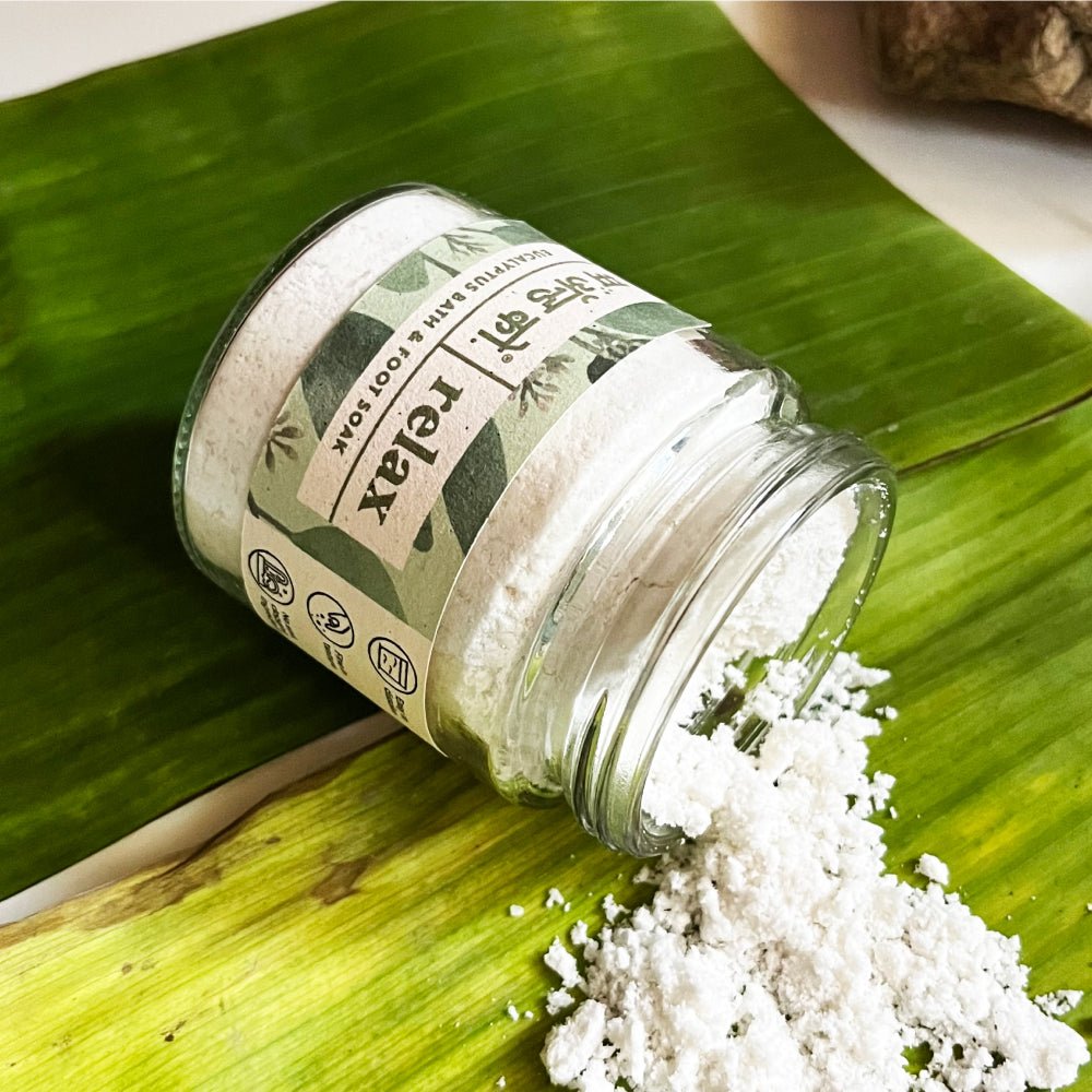 Rainbow Set of Bath & Foot Salt Soak – Bath Salt on Brown Living™. SKU: BFS04. Img 5.