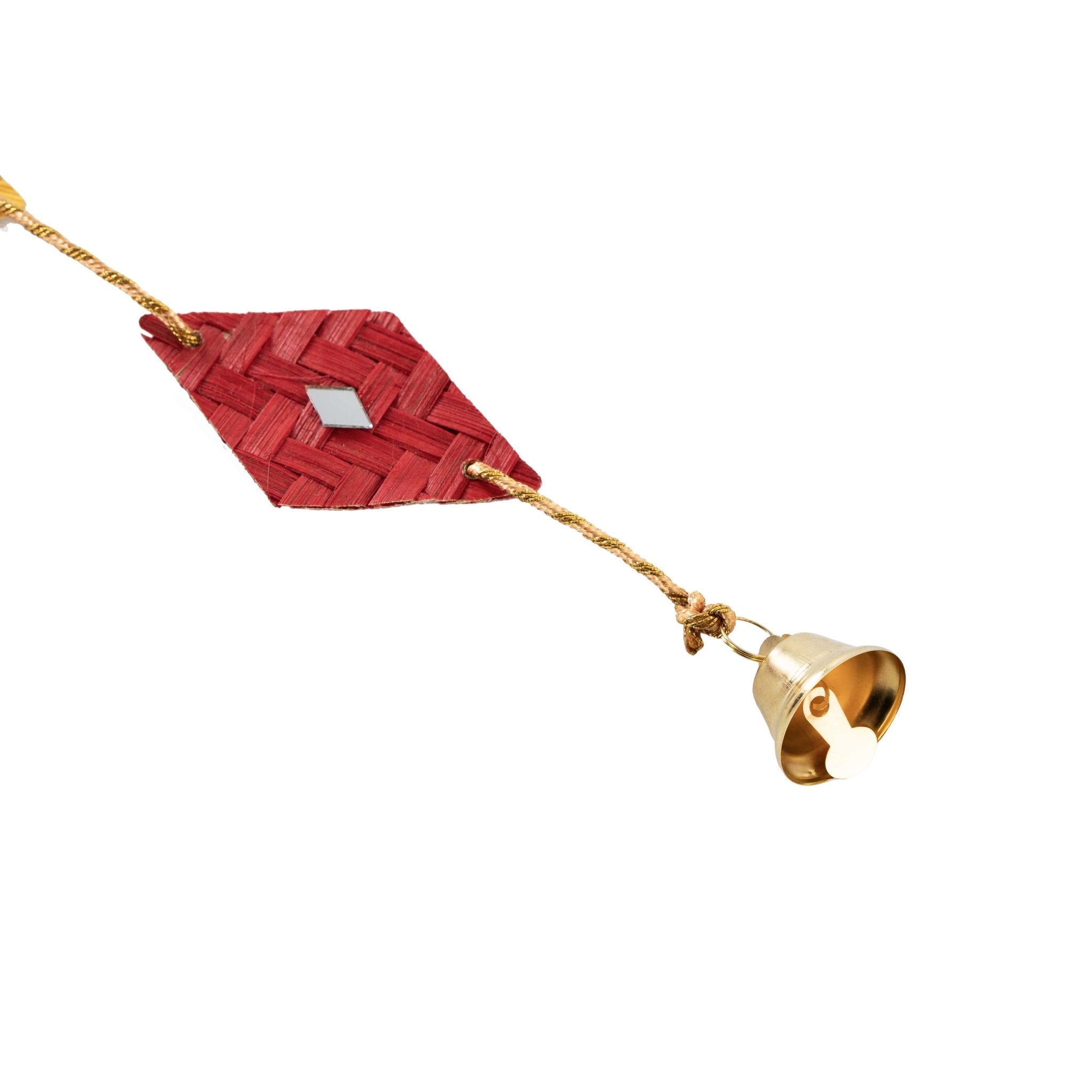 Rang Handcrafted Bamboo Door Hanging for Decor - Set of 2 – Home Decor on Brown Living™. SKU: BTDE - 688. Img 6.