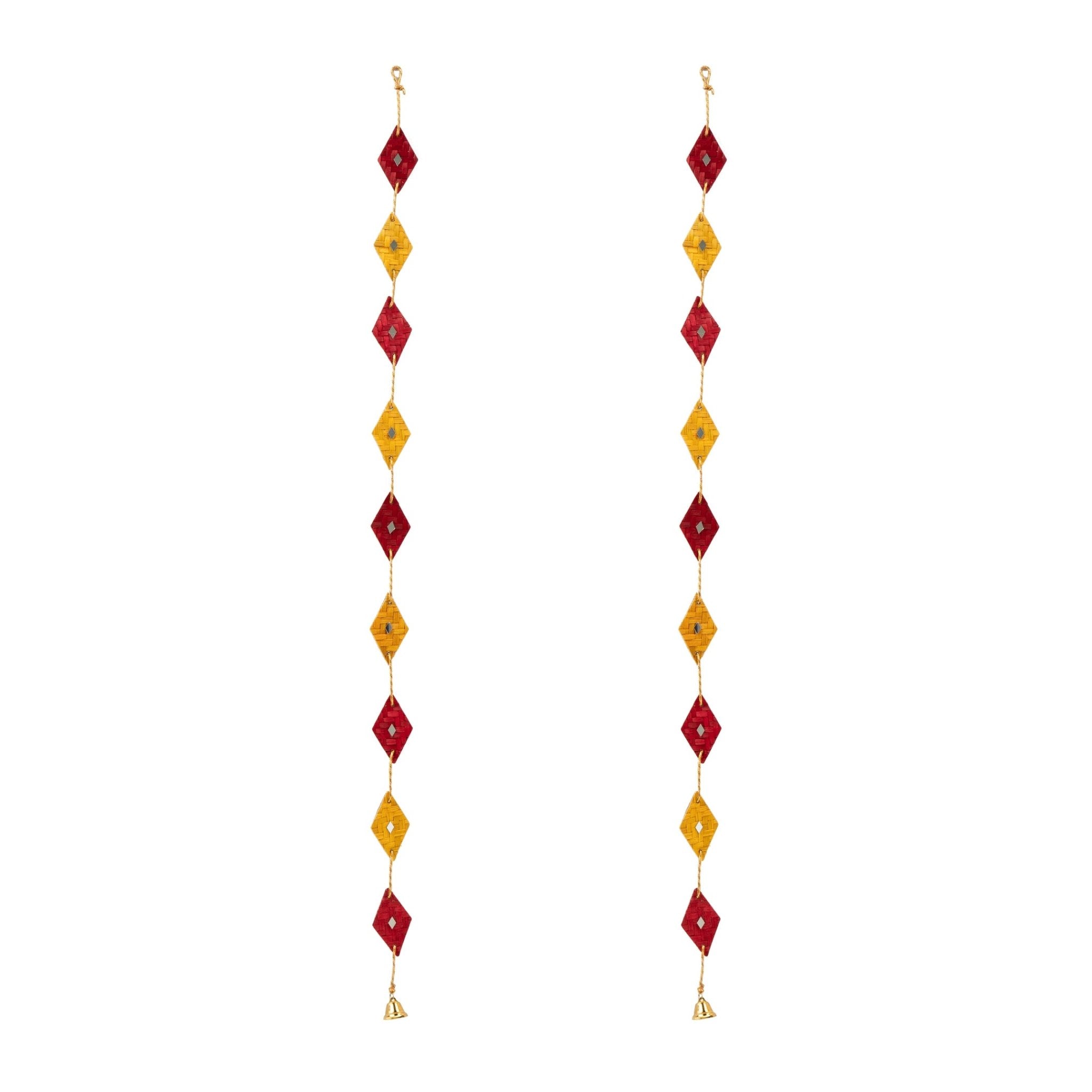 Rang Handcrafted Bamboo Streamer - Set of 2 – Home Decor on Brown Living™. SKU: DE-688. Img 2.