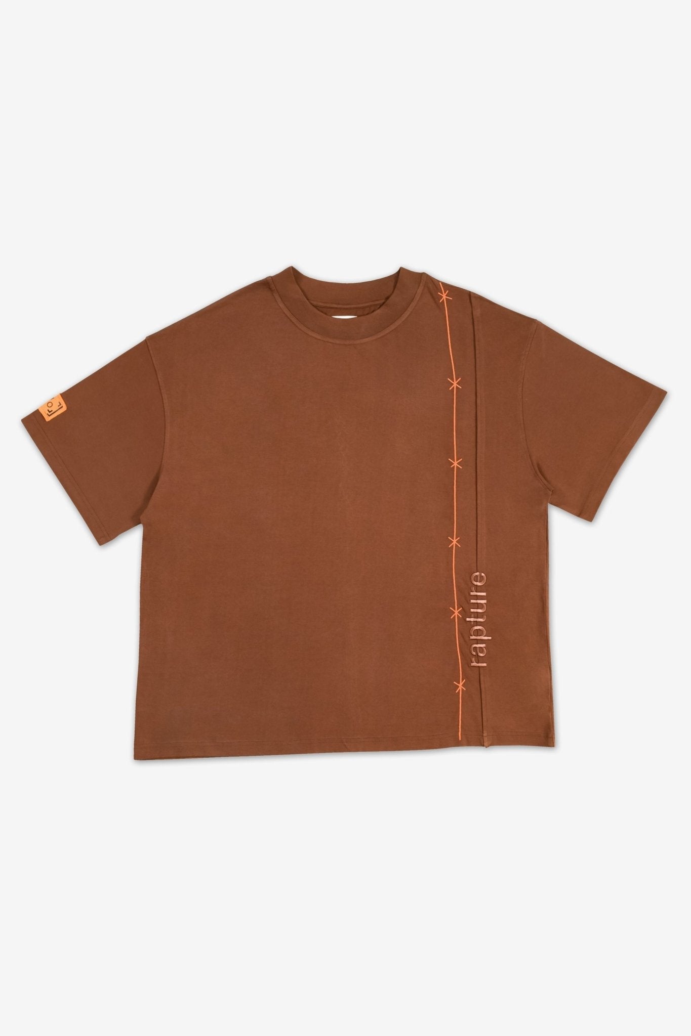 Rapture Bird Unisex T-Shirt – Artistic Graphic Casual Wear – Womens T-Shirt on Brown Living™. SKU: NBTW-24. Img 13.