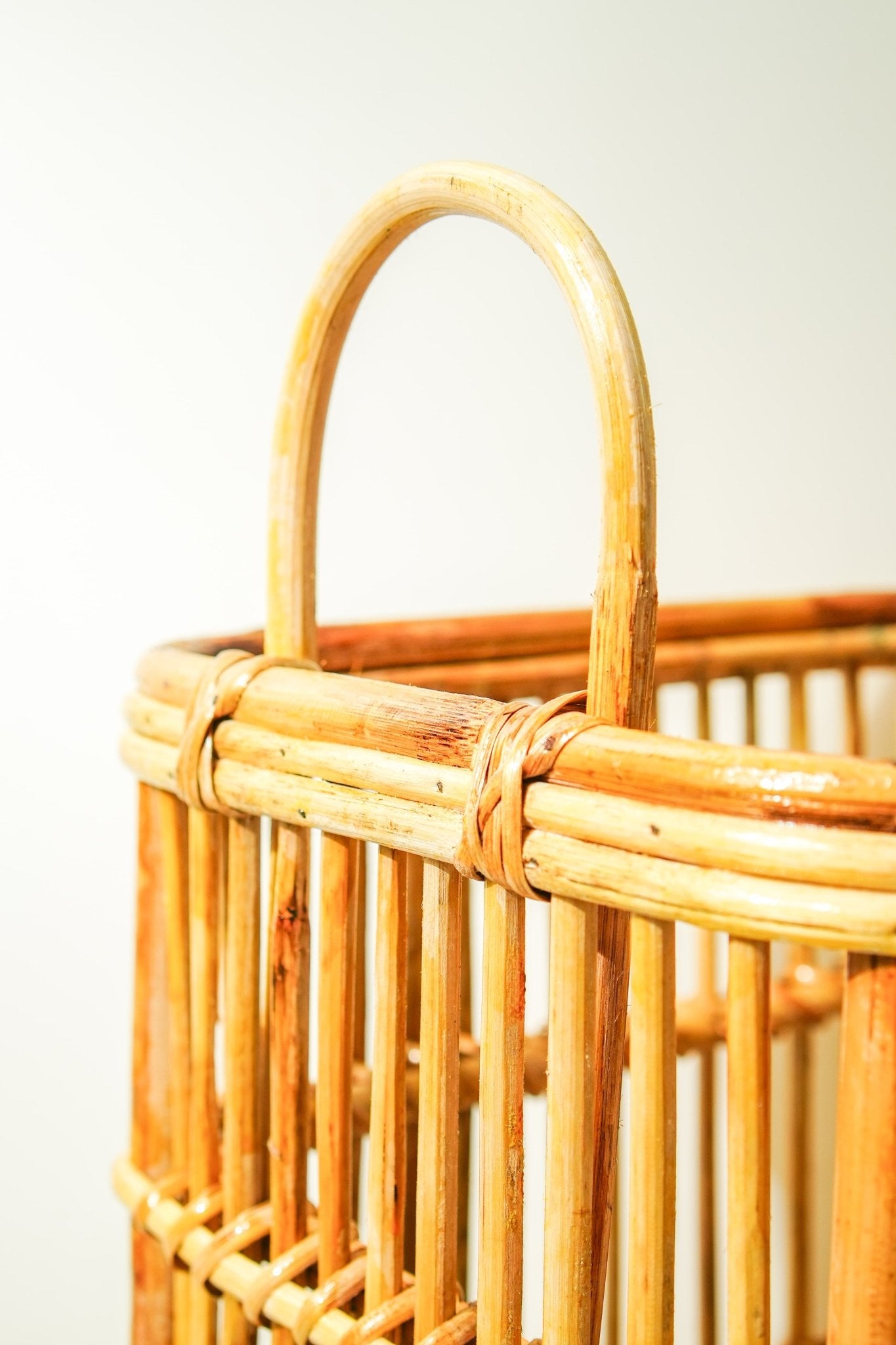 Rattan Rectangular Laundry Basket | Handmade, Eco - Friendly & Spacious – Laundry Baskets on Brown Living™. SKU: SYMBA004. Img 4.