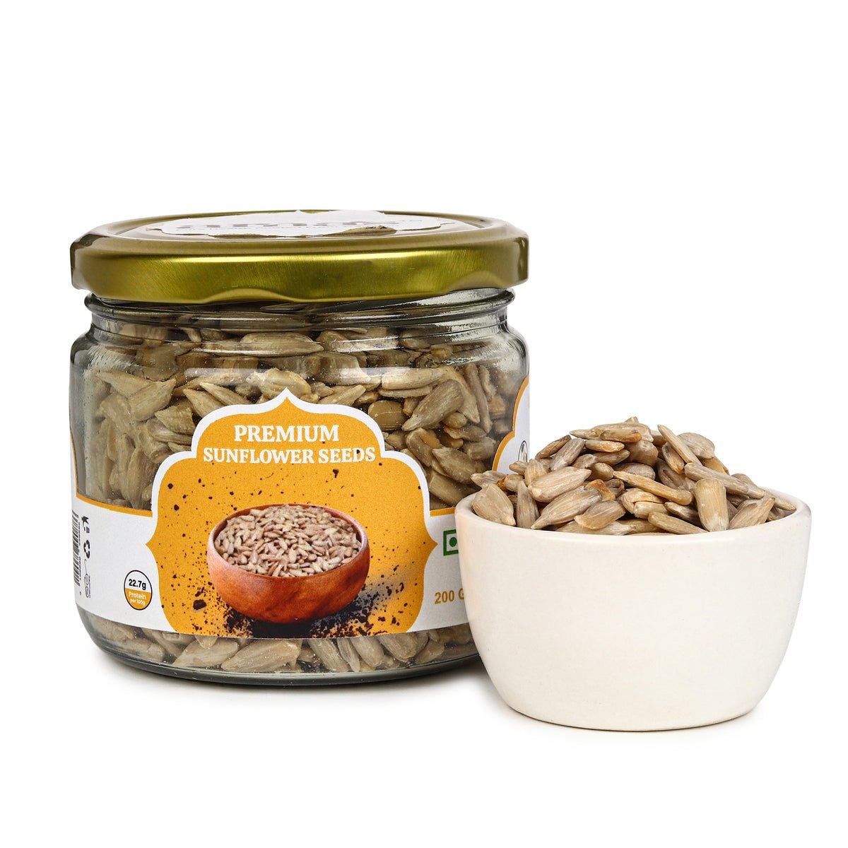 Raw Seeds Combo Pack Of 6 | Protein Fiber Rich Natural Seeds – Dried Fruits, Nuts & Seeds on Brown Living™. SKU: ARNAS-10. Img 6.