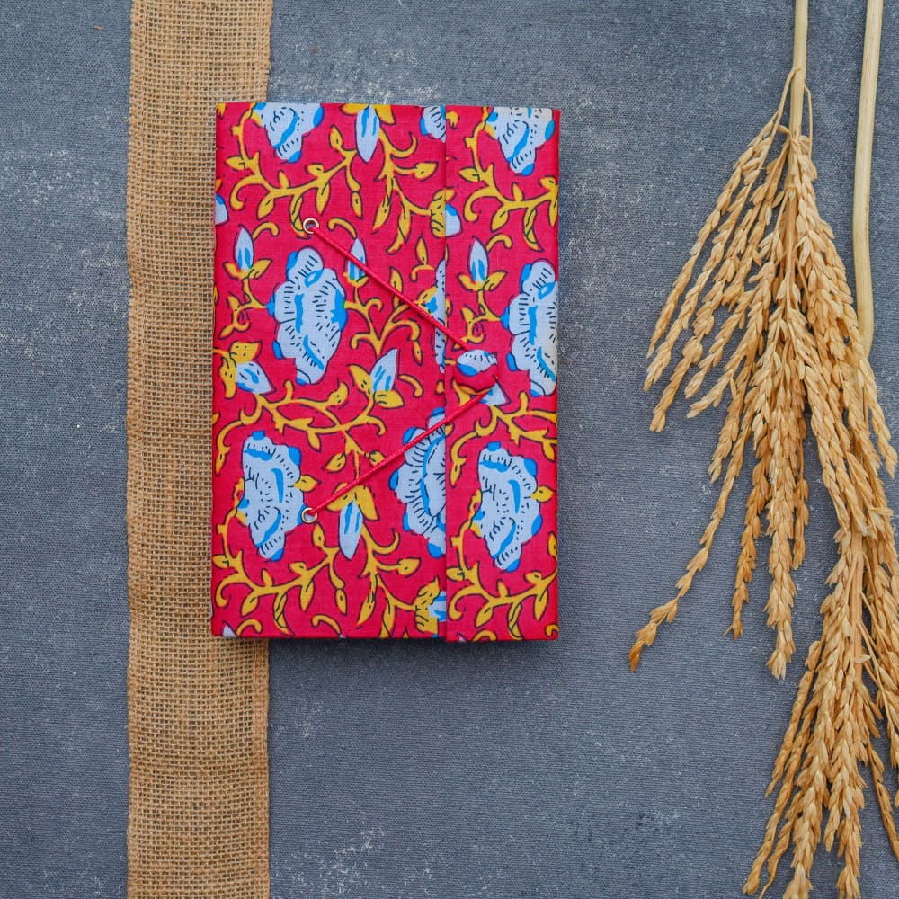 Recycled Paper Vintage Journal - Jumbo – Notebooks & Notepads by ONEarth available on Brown Living™. Pink . SKU: OEP475a. Img 8.