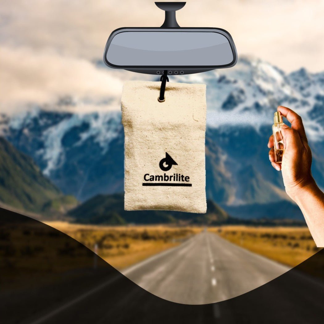 Reusable Claystone Air Freshener for Cars & Closets | Canvas Pouch – Candles & Fragrances on Brown Living™. SKU: SCBCFCNVFLB1. Img 7.