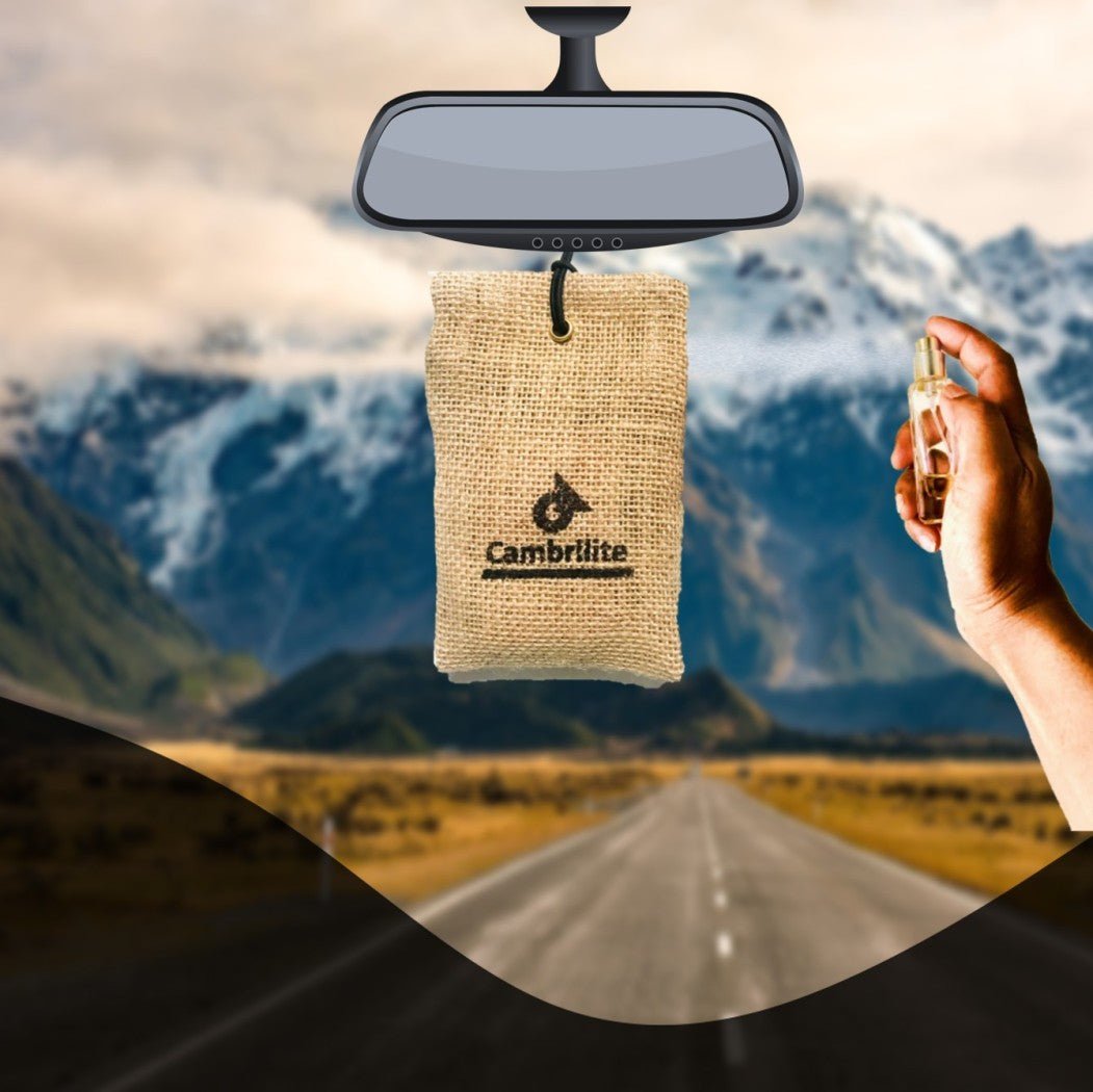 Reusable Claystone Block Air Freshener for Cars & Closets | Jute Pouch – Candles & Fragrances on Brown Living™. SKU: SCBCFJTEMK1. Img 7.