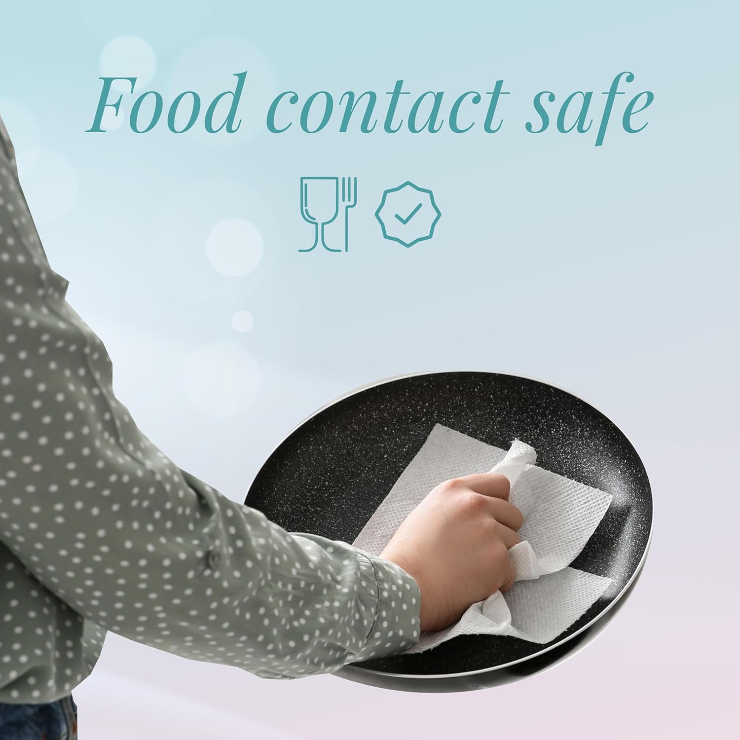 Reusable Kitchen Non - Woven Towel Roll Pack of 2 | 80 Pulls Each – Kitchen Tools on Brown Living™. SKU: KOE023-WKT-2. Img 4.