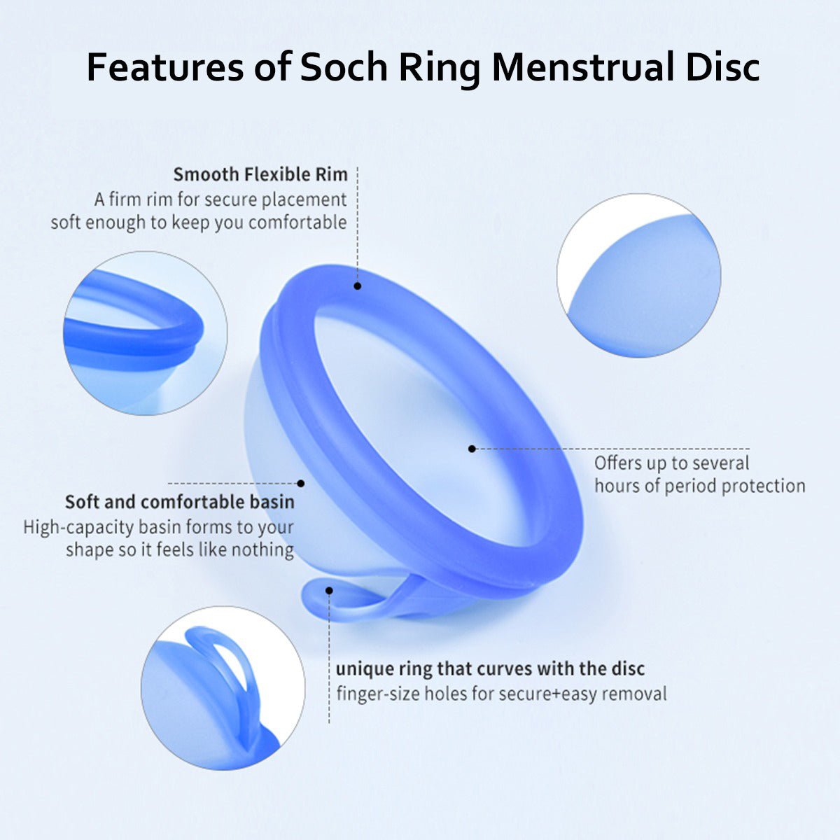 Reusable Menstrual Disc for Low & High Cervix – Menstrual Cup on Brown Living™. SKU: LargeP. Img 6.