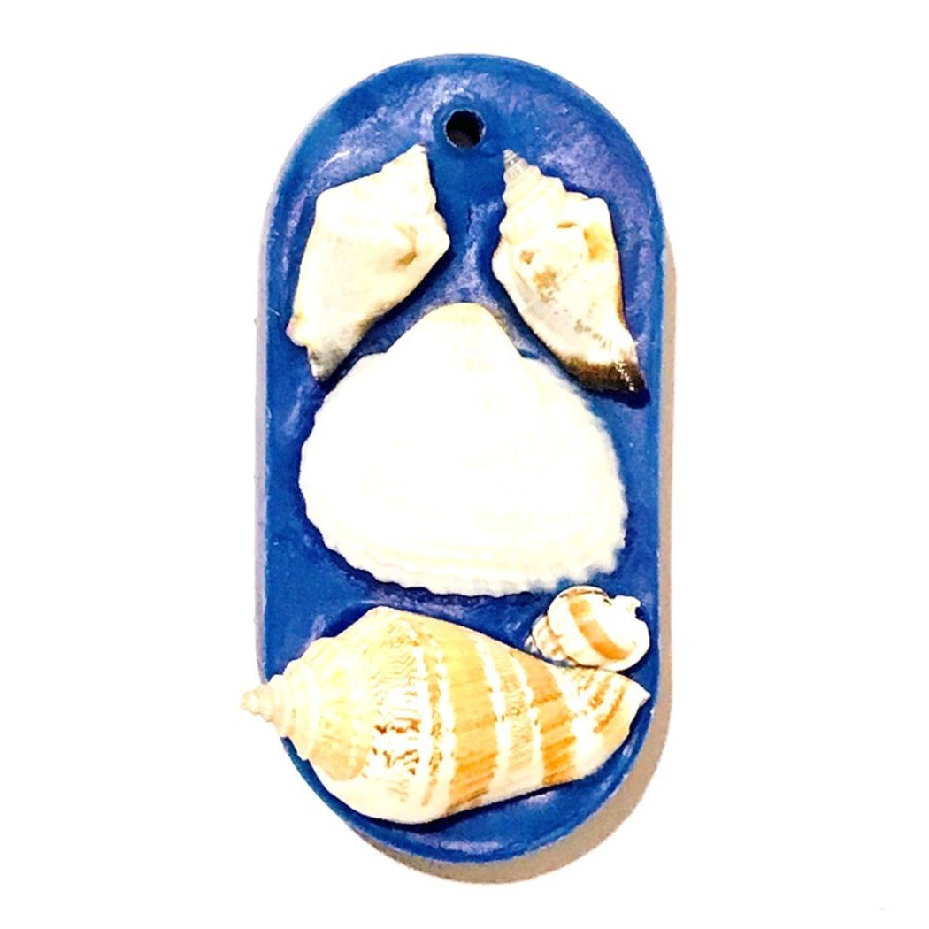 Reusable Seashell Wax Tablet with Refill Fragrance |Large Aroma Tablet – Candles & Fragrances on Brown Living™. SKU: MBLBOCBZ1. Img 3.