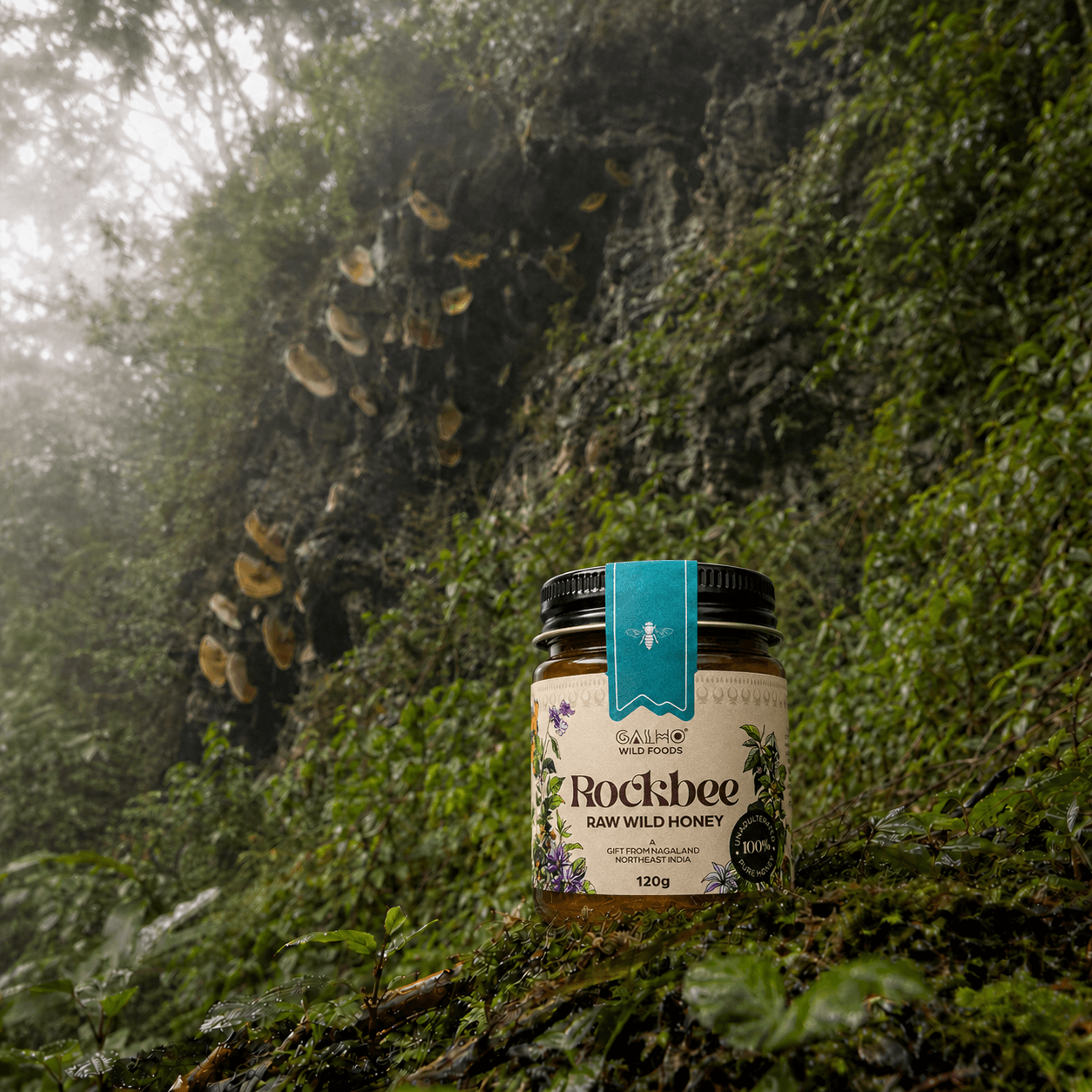 Rock Bee Honey | Raw Natural Wild Honey – Honey & Syrups on Brown Living™. SKU: GRB120gn. Img 5.