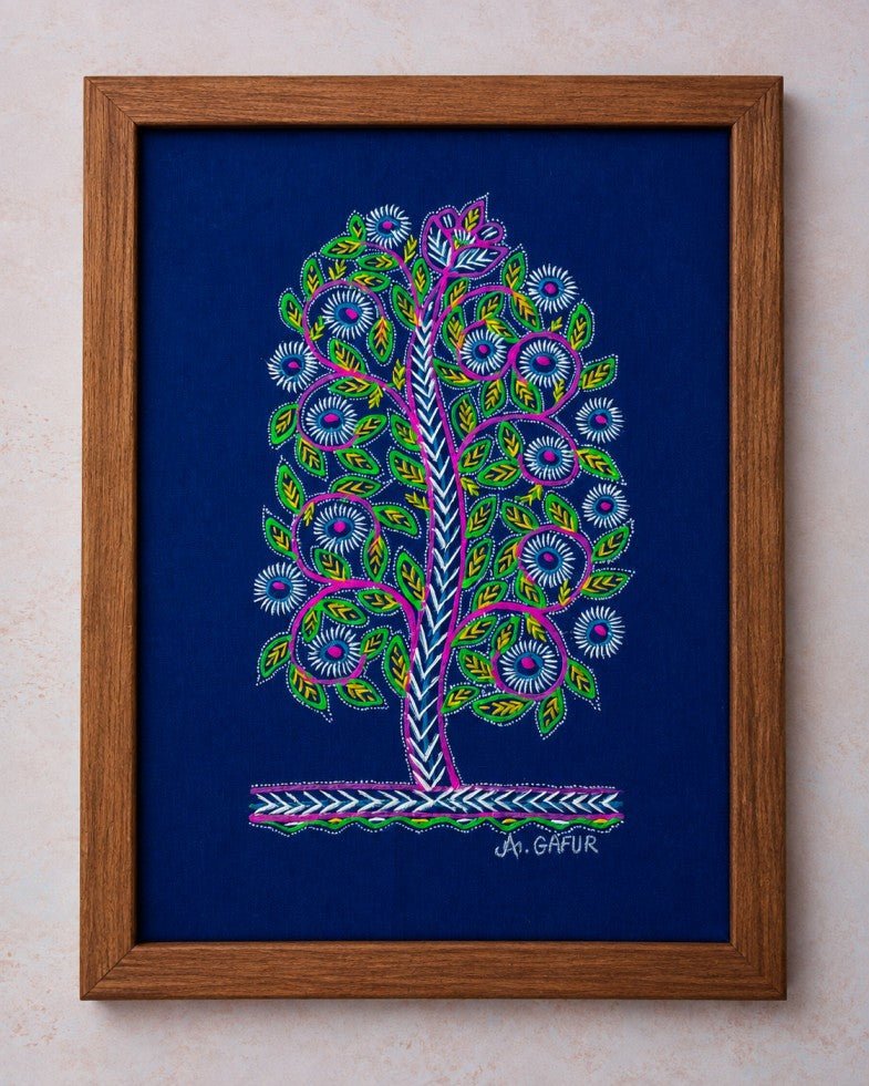 Rogan Heritage Art | Traditional Handcrafted Textile Art – Home Decor on Brown Living™. SKU: ANTRHACBHG. Img 17.