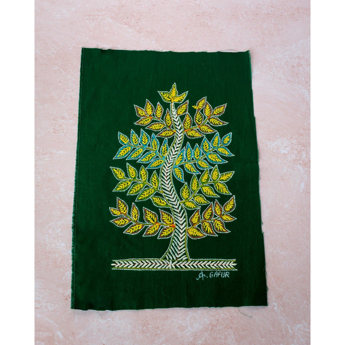 Rogan Heritage Art | Traditional Handcrafted Textile Art – Home Decor on Brown Living™. SKU: ANTRHAEBHG. Img 7.