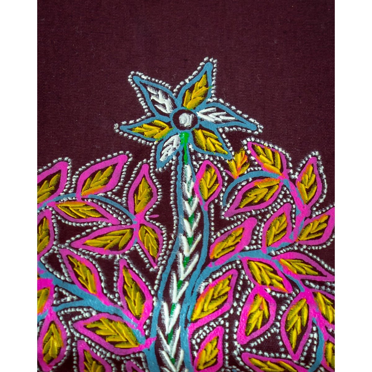 Rogan Heritage Art | Traditional Handcrafted Textile Art – Home Decor on Brown Living™. SKU: ANTRHARBHG. Img 11.