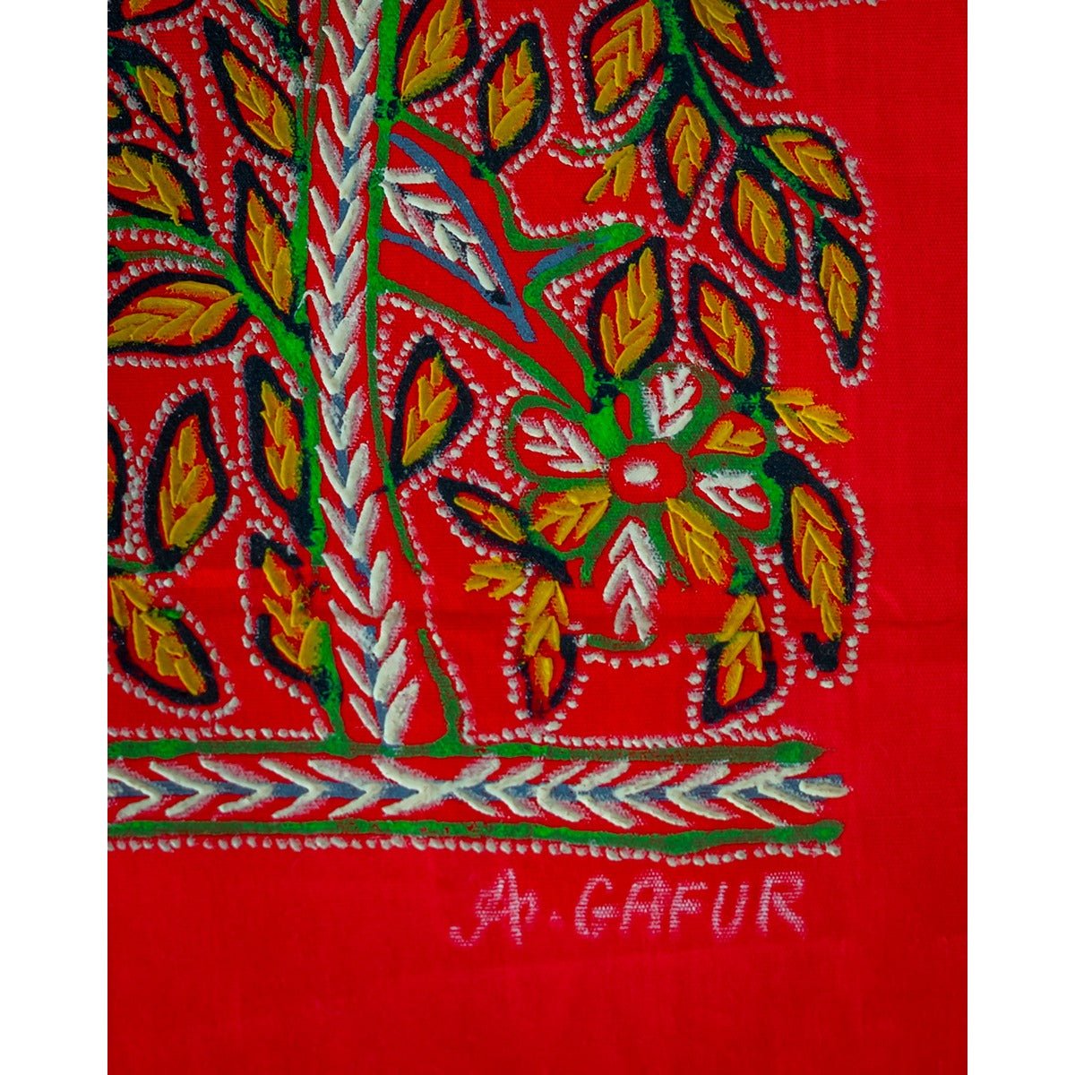 Rogan Heritage Art | Traditional Handcrafted Textile Art – Home Decor on Brown Living™. SKU: ANTRHARBHG. Img 14.