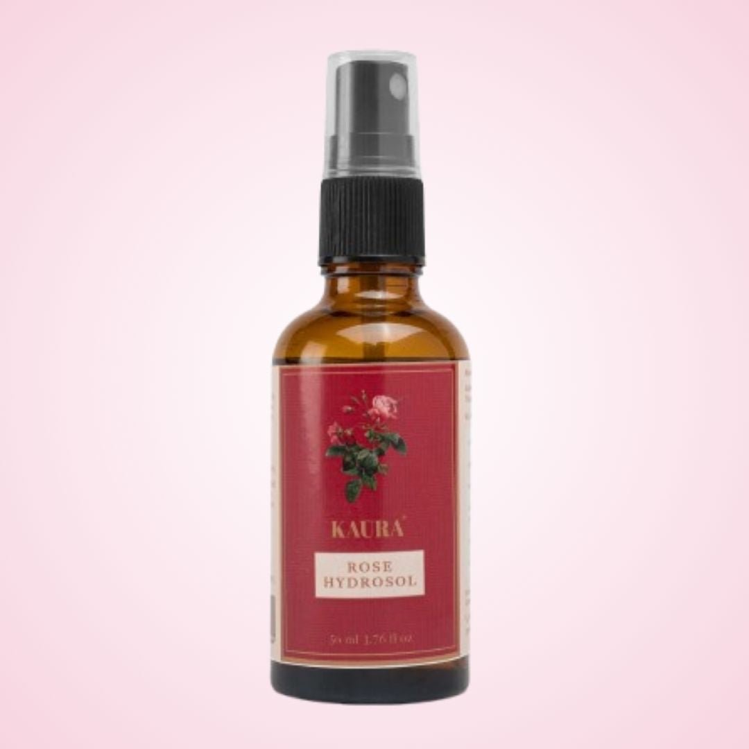 Rose Hydrosol Mist for Hydration & Skin Balance | Toner | 50ml – Face Toner on Brown Living™. SKU: KI343. Img 1.