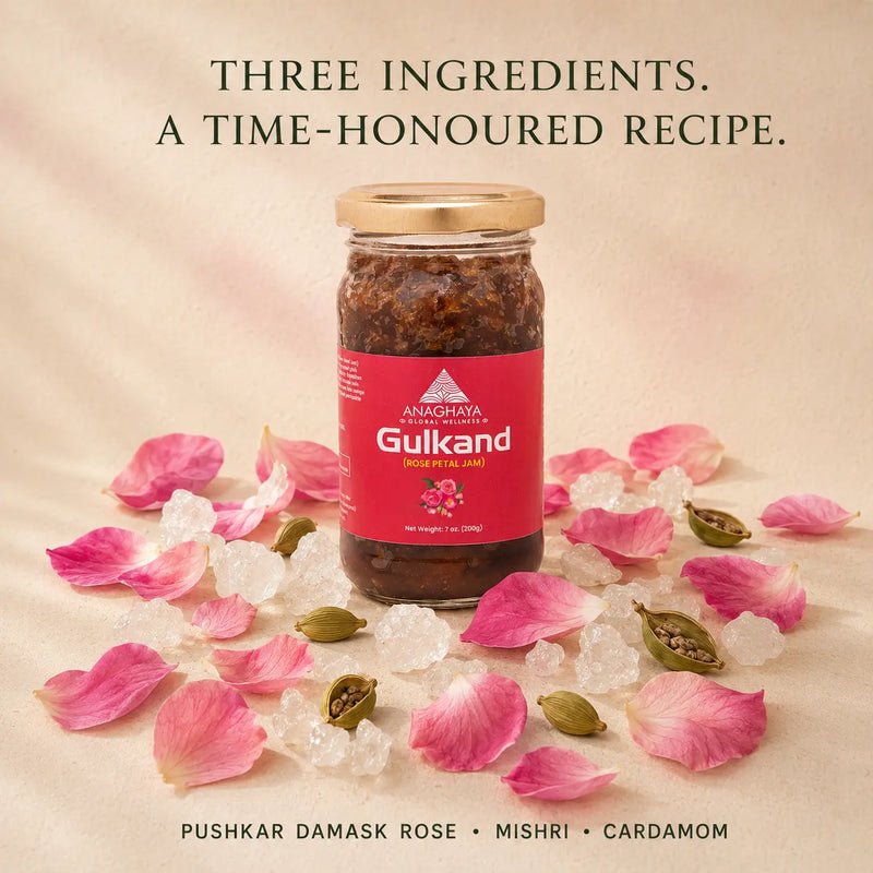 Rose Petals Gulkand | 100% Natural Rose Petal Preserve | 200g – Jams & Spreads on Brown Living™. SKU: 016. Img 3.