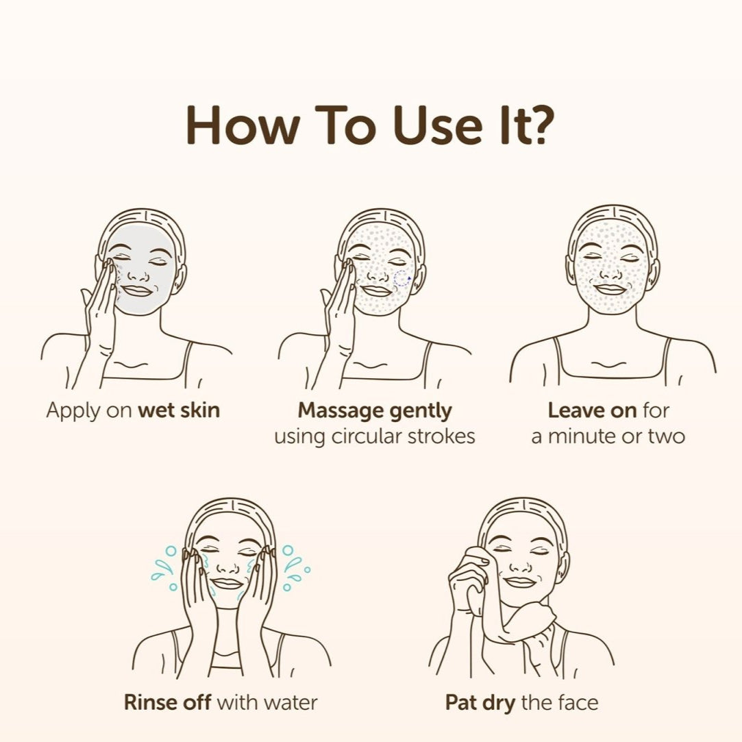 Rosehip & Shea Butter Exfoliating Herbal Scrub for Face & Body - 150g – Face Scrub on Brown Living™. SKU: 3BC_HFS - 15T. Img 3.