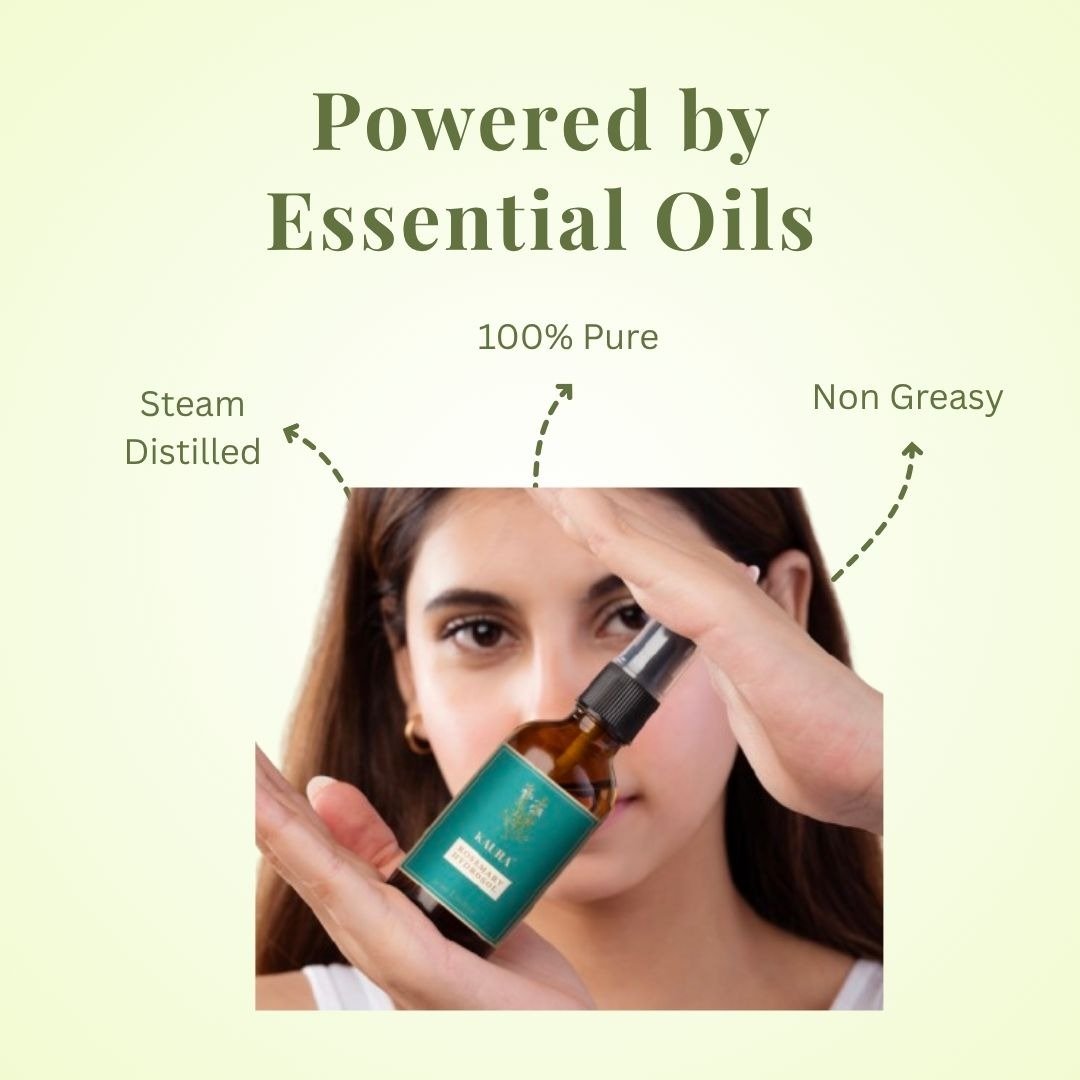 Rosemary Hydrosol Hair Growth Spray | 50ml – Hair Mist by Kaura available on Brown Living™. . SKU: KI243. Img 7.