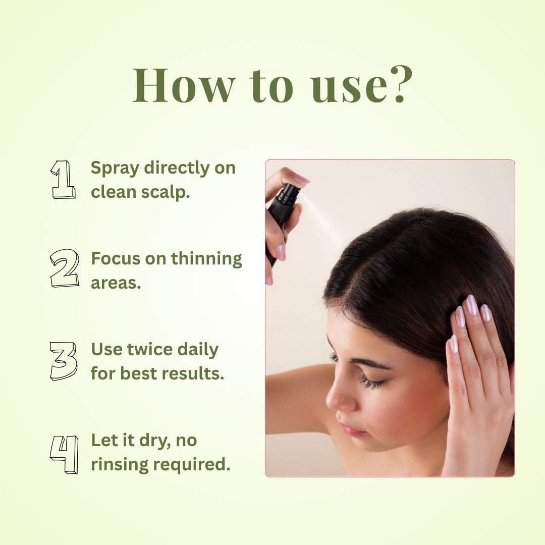 Rosemary Hydrosol Hair Growth Spray | 50ml – Hair Mist by Kaura available on Brown Living™. . SKU: KI243. Img 6.