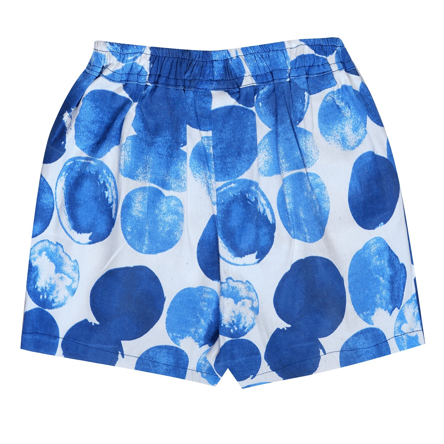 Royal Blue Top & Printed Shorts Set For Girls | Regular Fit – Kids Daywear Sets on Brown Living™. SKU: PG163_1. Img 6.