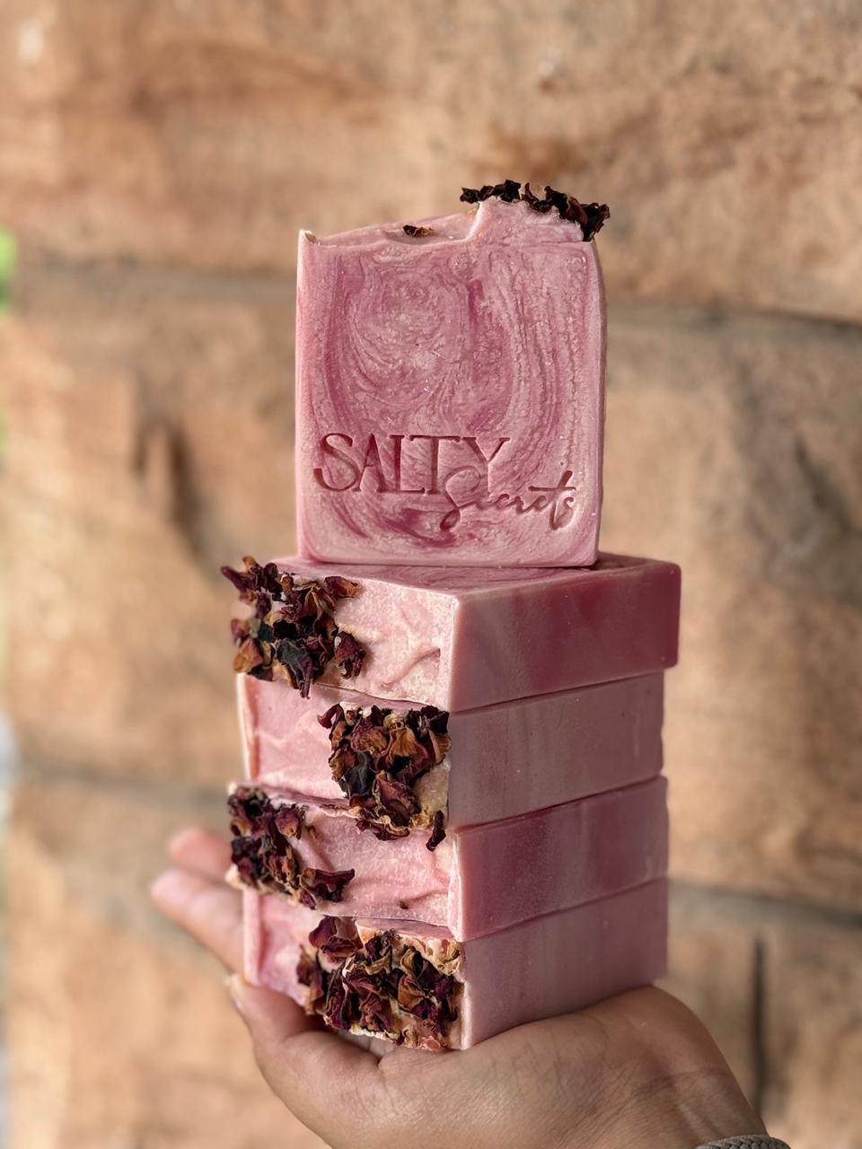 Ruby Rose Paloma Soap Bar- Refreshing Floral Citrus Soap by SALTY