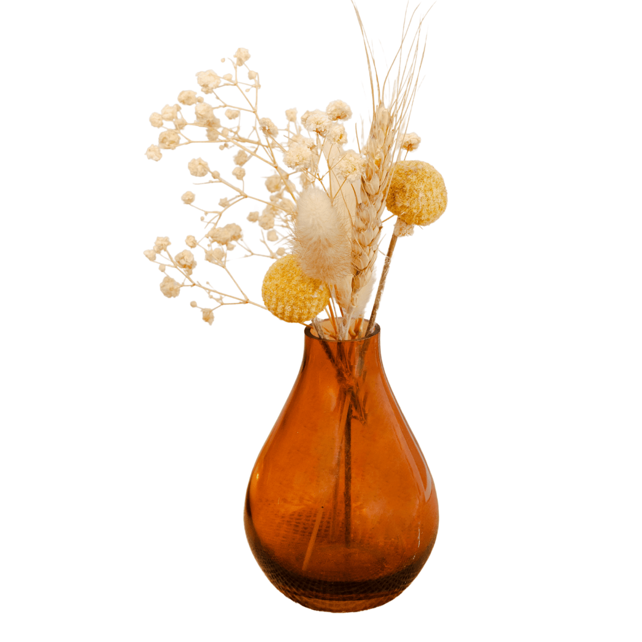 Rustic Meadow Floral Vase | Natural Dried Flower Decor Vase – Vases on Brown Living™. SKU: V-405. Img 1.