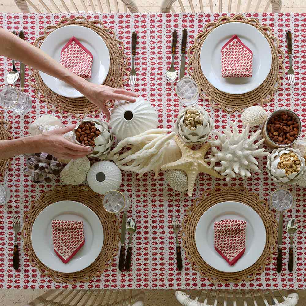 Rustic Motif Table Cloth / Table Cover | Verified Sustainable by Brown Living™