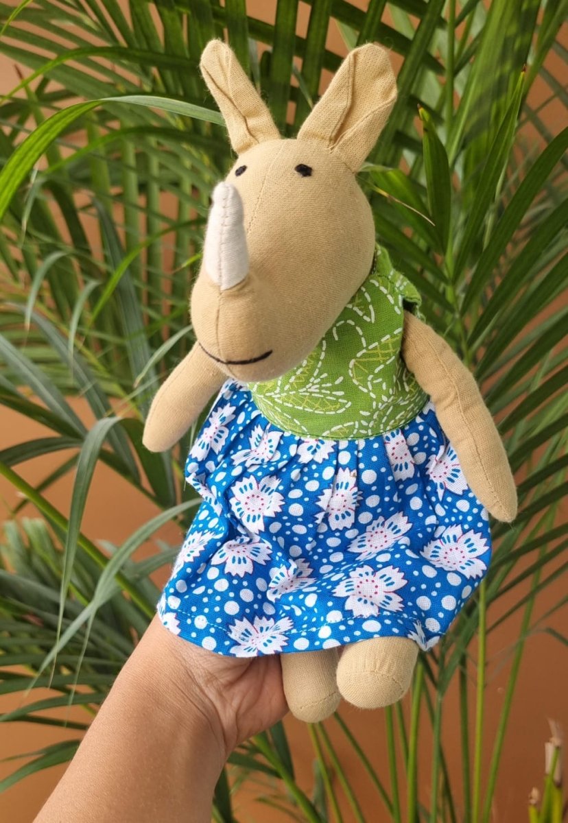 Rynio - The Gentle Giant Soft Toy – Soft Toy on Brown Living™. SKU: kjo1. Img 1.