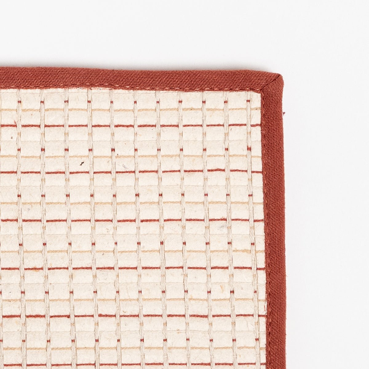 Saad Hand - Woven Passport Holder | Artisan Travel Document Sleeve – Passport Wallet on Brown Living™. SKU: S24WSAADPASS215-BR. Img 8.