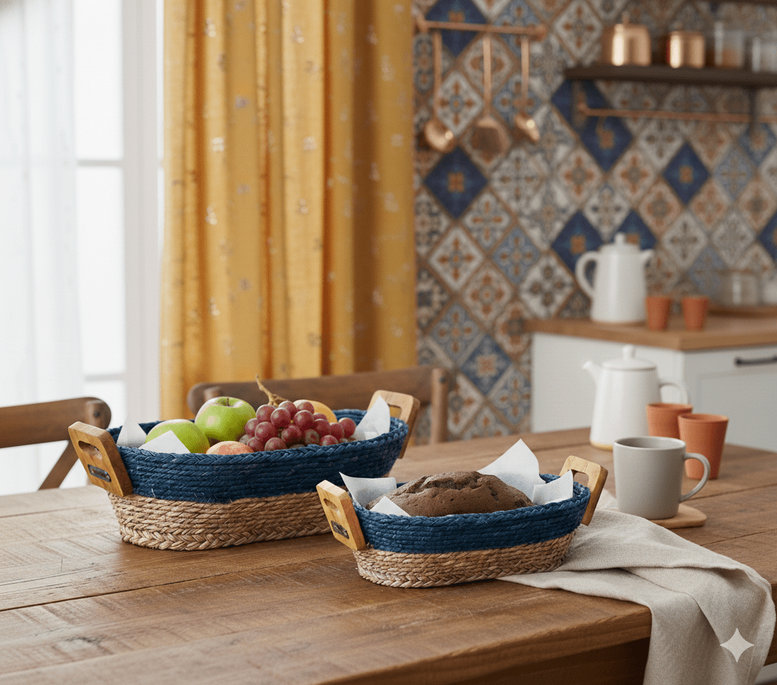 Sabai Grass Bread Basket | Set of 2 – Baskets & Boxes on Brown Living™. SKU: C0_sab_00019. Img 10.