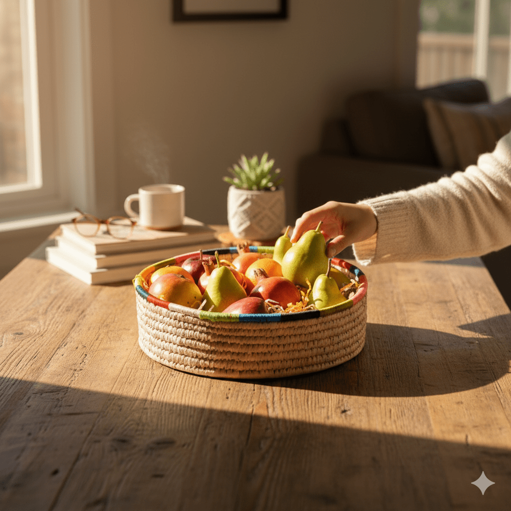 Sabai Multi - purpose Grass Basket | Set of 2 – Baskets & Boxes on Brown Living™. SKU: C0_sab_00054. Img 19.