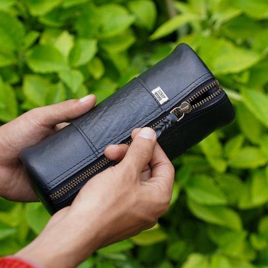 Safar Zip Pouch | Upcycled Multipurpose Water - proof – Travel Accessories on Brown Living™. SKU: SSS071. Img 3.