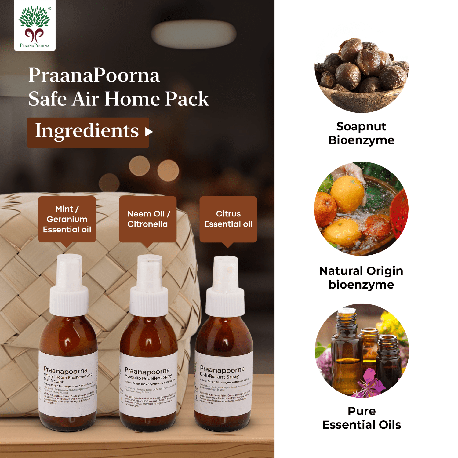 Safe Air Home pack | Chemical Free Essentials – Cleaning Products on Brown Living™. SKU: SKU_K03. Img 5.