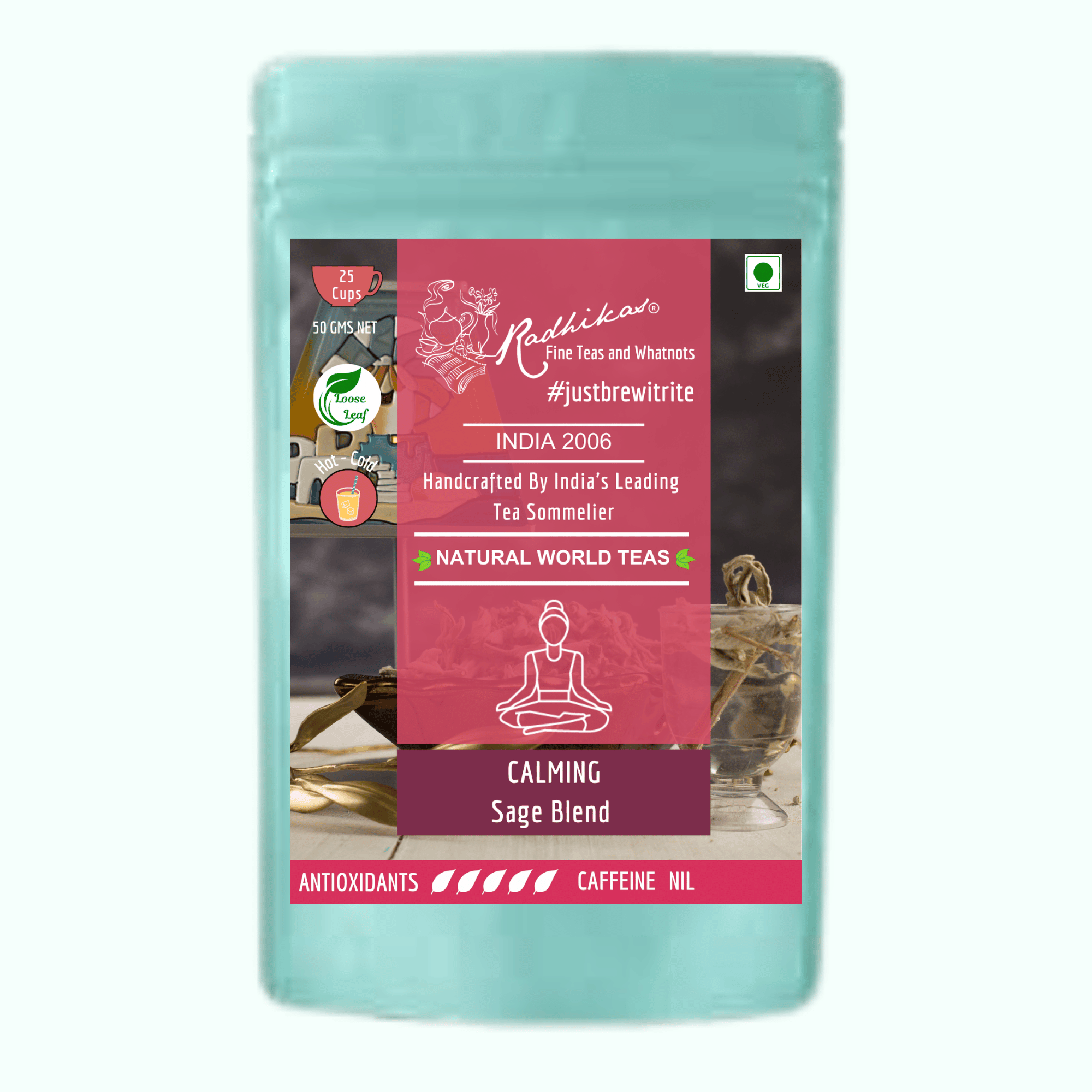 CALMING Sage Blend - A Herbal Tea for Relaxation and Wellness