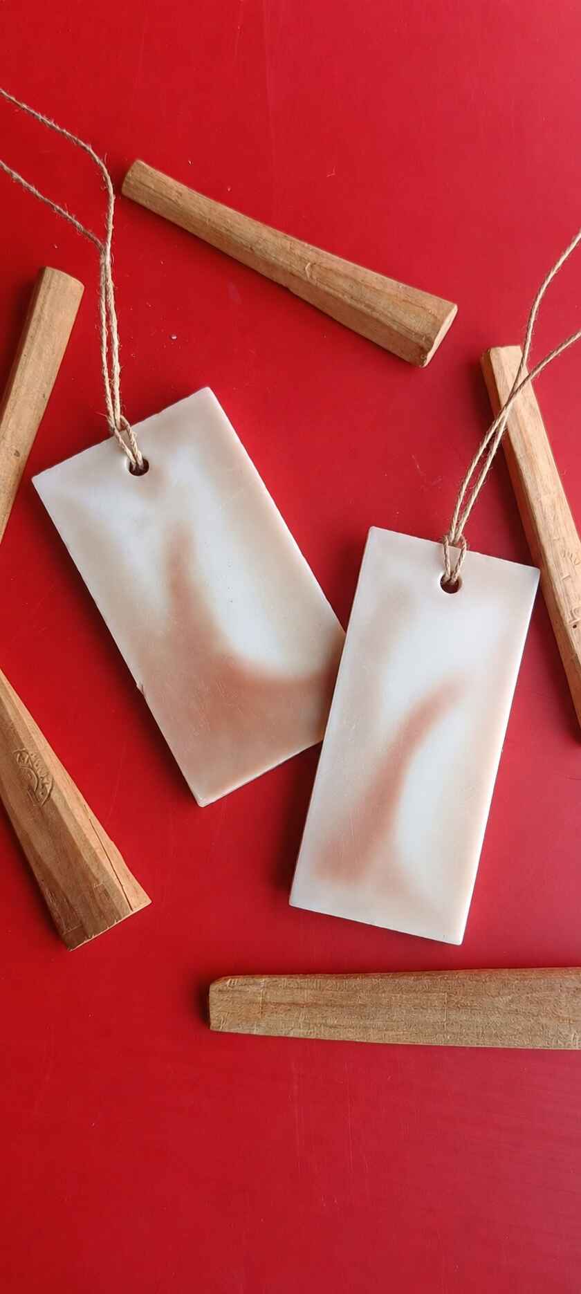 Sandalwood Wax Sachet - Scented Block – Candles & Fragrances on Brown Living™. SKU: SWWS03_N. Img 8.