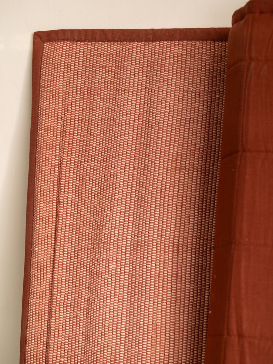 Saral Handwoven Yoga Mat | Eco Friendly Natural Fiber Yoga Mat – Yoga Mat on Brown Living™. SKU: S25SARYMAT229-RU. Img 3.