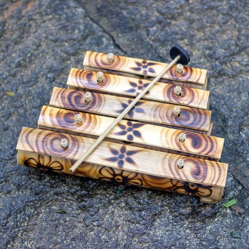 Bamboo Xylophone - 5 notes | Verified Sustainable by Brown Living™