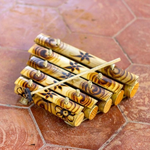 Bamboo Xylophone - 5 notes | Verified Sustainable by Brown Living™