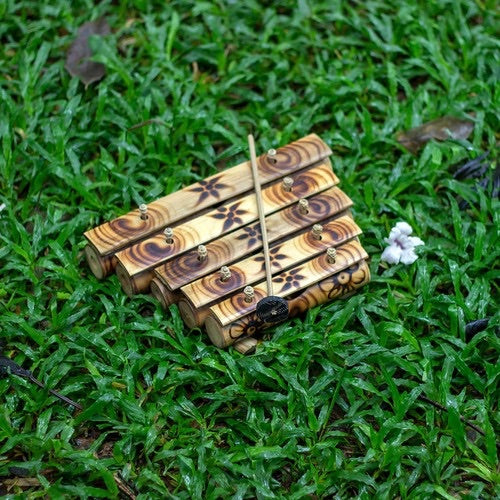 Bamboo Xylophone - 5 notes | Verified Sustainable by Brown Living™