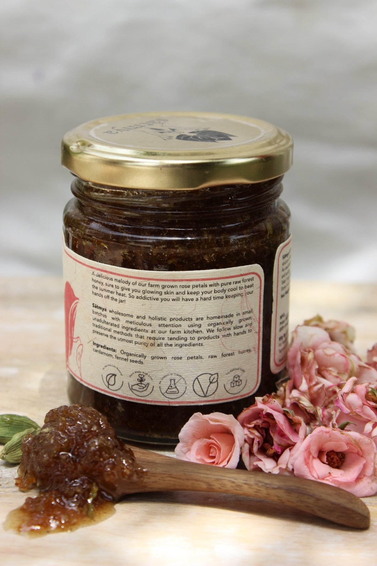 Homemade Gulkand with Zero Preservatives – Health & Energy Drinks on Brown Living™. SKU: Gulka_250gms994. Img 5.